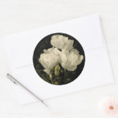 牡丹勉強 ラウンドシール (封筒)