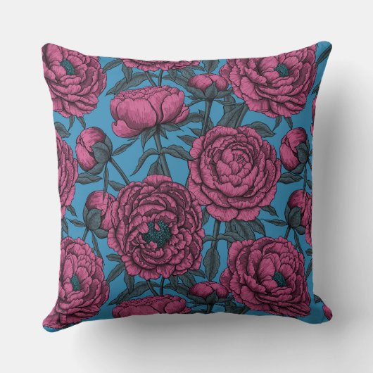 牡丹庭園 クッション (裏面)