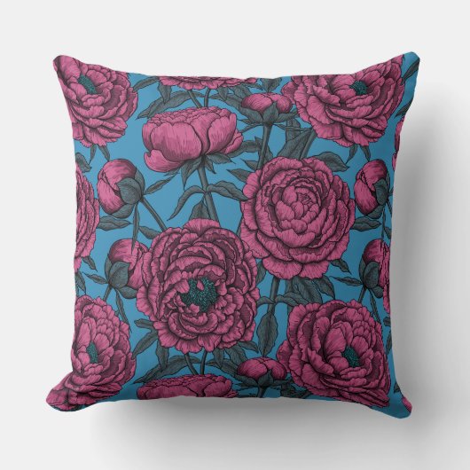 牡丹庭園 クッション (正面)