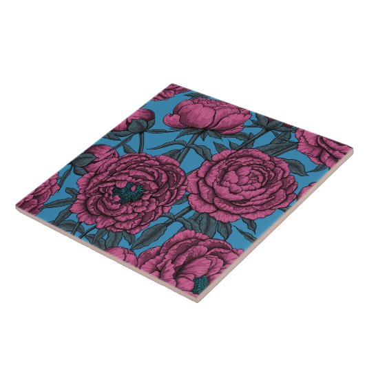 牡丹庭園 タイル (側面)