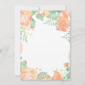 牡丹桃フローラサプライズ12誕生日 招待状 (裏面)