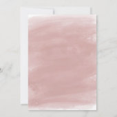 牡丹水彩結婚式招待状 招待状 (裏面)