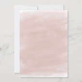 牡丹水彩結婚式招待状 招待状 (裏面)