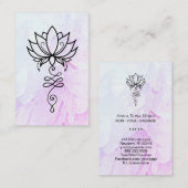 *～*牡丹涅槃神霊形洋画ロータス 名刺 (正面/裏面)