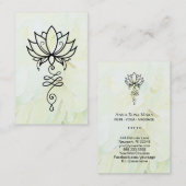 *～*牡丹涅槃聖地ヨガロータス 名刺 (正面/裏面)