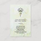 *～*牡丹涅槃聖地ヨガロータス 名刺 (裏面)