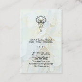 *～*牡丹涅槃聖地Lotus Yoga 名刺 (裏面)