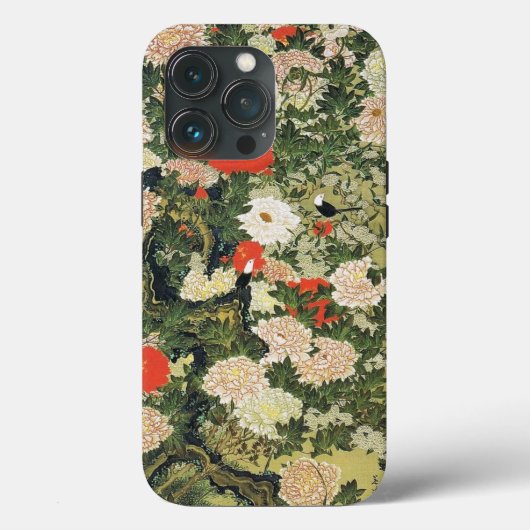 牡丹生金津カラフルフローラ花文様 Case-Mate iPhoneケース (裏面)