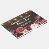 牡丹素朴カントリー秋ウッドズ結婚ゲストブック ゲストブック (コーナー)