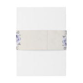 牡丹素朴フローラ薄紫とアラバスター 招待状ベリーバンド (裏面例)