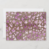 牡丹素朴フローラ誕生日招待状 招待状 (裏面)