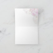 牡丹紫陽花パステルベビーシャワー サンキューカード (内部)