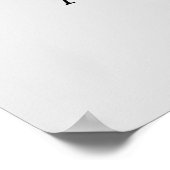 牡丹結婚の歓迎サイン ポスター (角)