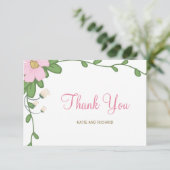 牡丹結婚フローラサンキューカード サンキューカード (スタンド正面)