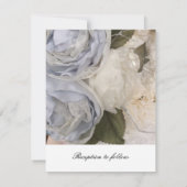 牡丹結婚式招待状 招待状 (裏面)