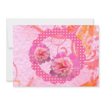 牡丹結婚式招待状