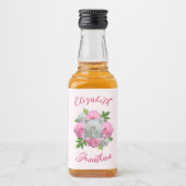 牡丹結婚花束 リキュールボトルラベル (正面)