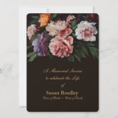 牡丹絵画フローラ2回追悼式 招待状 (正面)