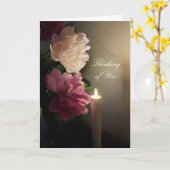 牡丹考えると燭光を持つ君の カード (黄色い花)