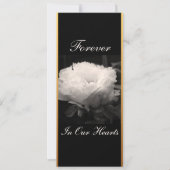 牡丹花の写真3葬儀のお知らせ 招待状 (正面)