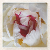 牡丹花びら ガラスコースター (正面)