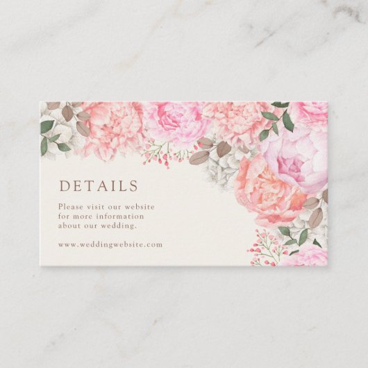 牡丹詳細 エンクロージャーカード (正面)