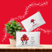 牡丹3枚 アクセサリーポーチ