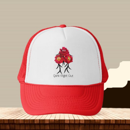 牡丹3枚 キャップ