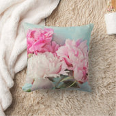 牡丹3枚 クッション (ブランケット)
