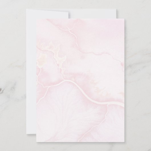 牡丹 |アジサイフローラお祝い 招待状 (裏面)