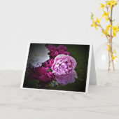 牡丹、カード カード (黄色い花)