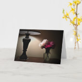 牡丹、カード カード (黄色い花)