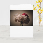 牡丹、カード カード (黄色い花)