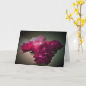 牡丹、カード カード (黄色い花)