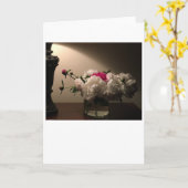 牡丹、カード カード (黄色い花)