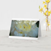 牡丹、カード カード (黄色い花)