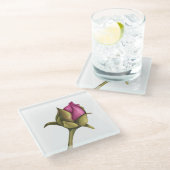 牡丹 ガラスコースター (アングル)