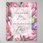 牡丹 – キスブライダルシャワーゲーム ポスター (正面)