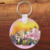 牡丹 キーホルダー (正面)