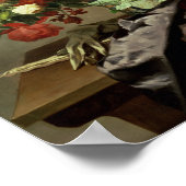 牡丹,ケシとバラ, 1849 ポスター (角)