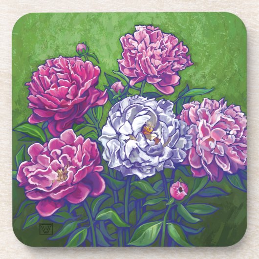 牡丹 コースター (正面)