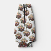 牡丹、シトリン、トパーズの花束 ボトルクーラー (裏面)