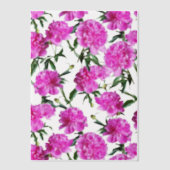 牡丹。 ベラム紙招待状 (正面)