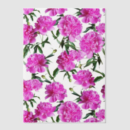 牡丹。 ベラム紙招待状