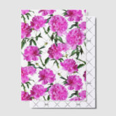 牡丹。 ベラム紙招待状 (オフセット (招待状))