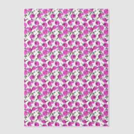 牡丹。 ベラム紙招待状