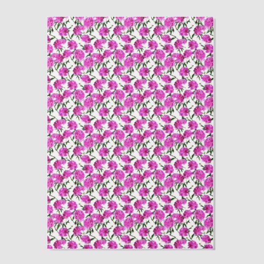 牡丹。 ベラム紙招待状 (正面)