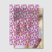 牡丹。 ベラム紙招待状 (オフセット (カップル))