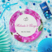 牡丹。 ペーパープレート (パーティー)