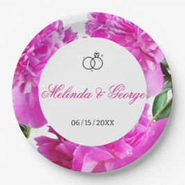 牡丹。 ペーパープレート